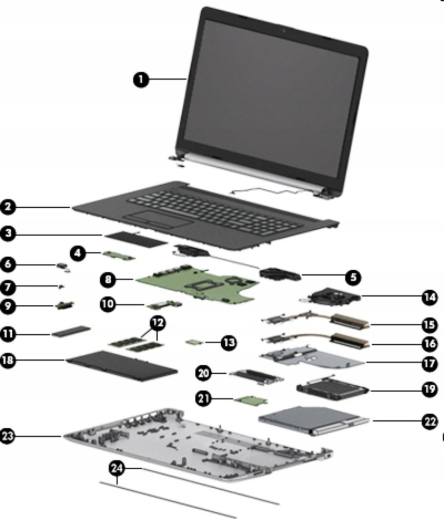 Adaptor karikues HP 45W, USB-C, i zi