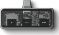 Adapter USB C Satechi Mobile XR Hub, 100W, 10 Gbps, 4K, gri