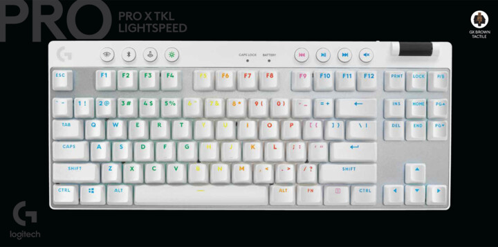 [OUTLET] Tastierë Logitech G Pro X TKL Lightspeed, GX Brown, US				