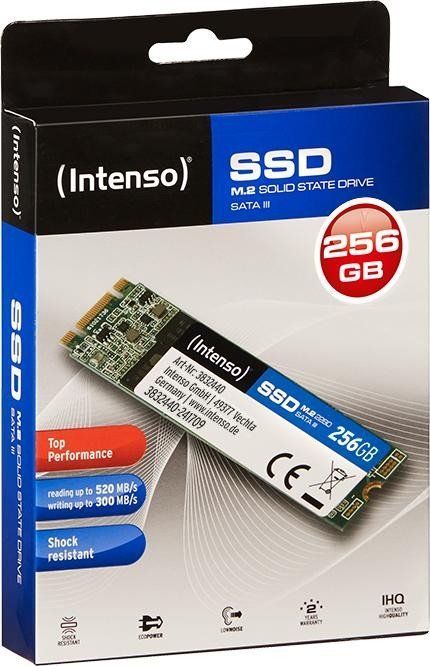 Disk SSD Intenso Top, 256GB, M.2 2280 SATA III