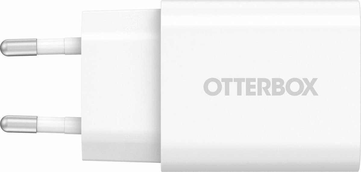 Karikues muri OtterBox Fast Charge, USB C 20W, prizë euro, i bardhë