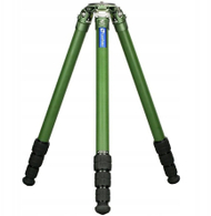 Tripod Leofoto LM-364CL, fibra karboni, tas video 75mm, Olive Green