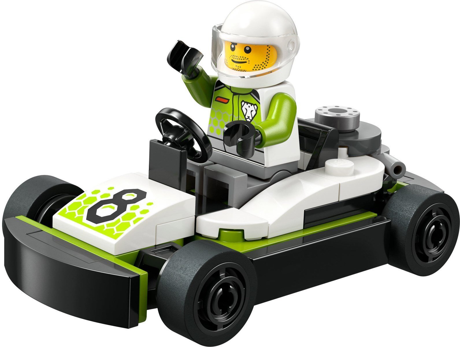 Lodër LEGO City 30719 Go Kart Racer, gokart garash, me minifigurinë shofer