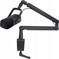 Mikrofon dinamik Mozos TAM8, kardioid, USB C dhe XLR, i zi
