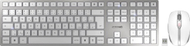Set tastierë dhe mi CHERRY DW 9100 SLIM, RF Wireless dhe Bluetooth, çekisht sllovakisht, argjendtë