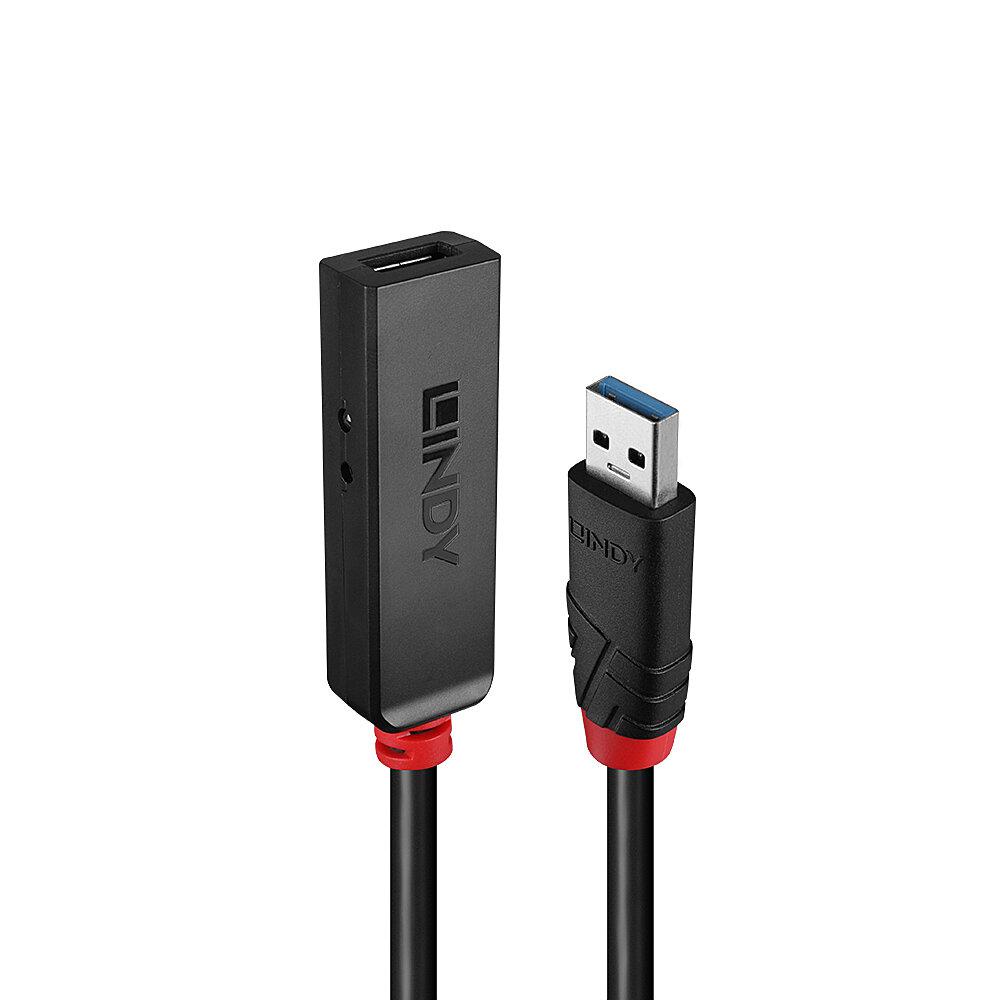 Kabllo zgjatues USB Lindy 3.0, 10m, Active, i zi