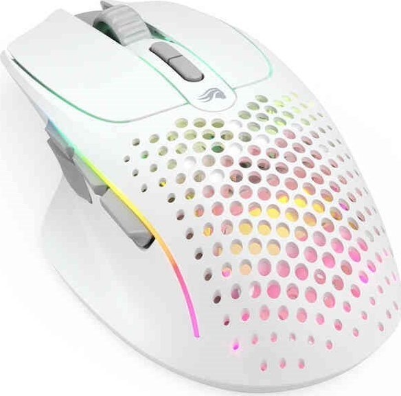 Maus gaming wireless Glorious Model I 2, RGB, optik, i bardhë