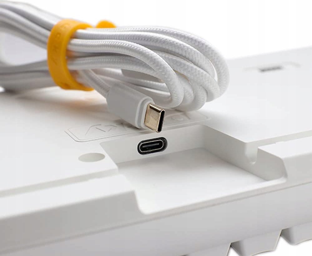 Tastierë mekanike Ducky One 3 Classic, USB, layout US, e bardhë