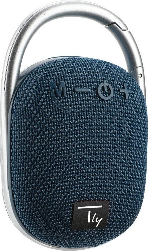 Altoparlant portativ Techly Mini Wireless Speaker, BT 5.3, LED, blu