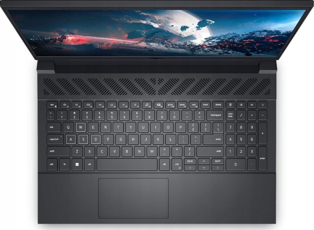 Laptop gaming Dell Inspiron G15 5530, 15.6" FHD, Intel Core i5 13450HX, 16GB RAM, 512GB SSD, RTX 3050, gri
