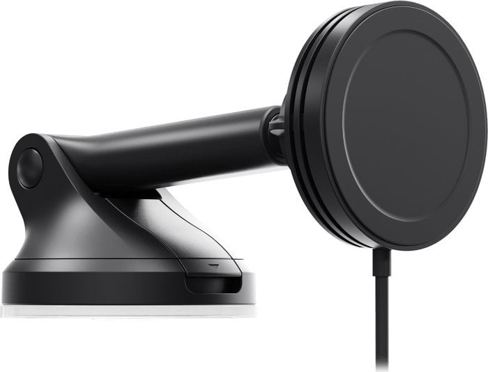 Mbajtëse makine IOttie Velox Mini VLXWCG213, karikues wireless Qi2 15W, për xham dhe panel, gri