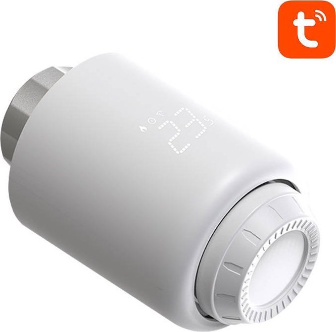 Kokë termostatike inteligjente Avatto TRV07, Zigbee 3.0, Tuya, e bardhë