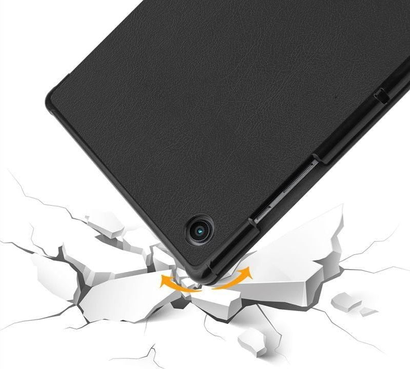 Këllëf tableti eStuff ES685015, Samsung Galaxy Tab A8 10.5", folio, i zi