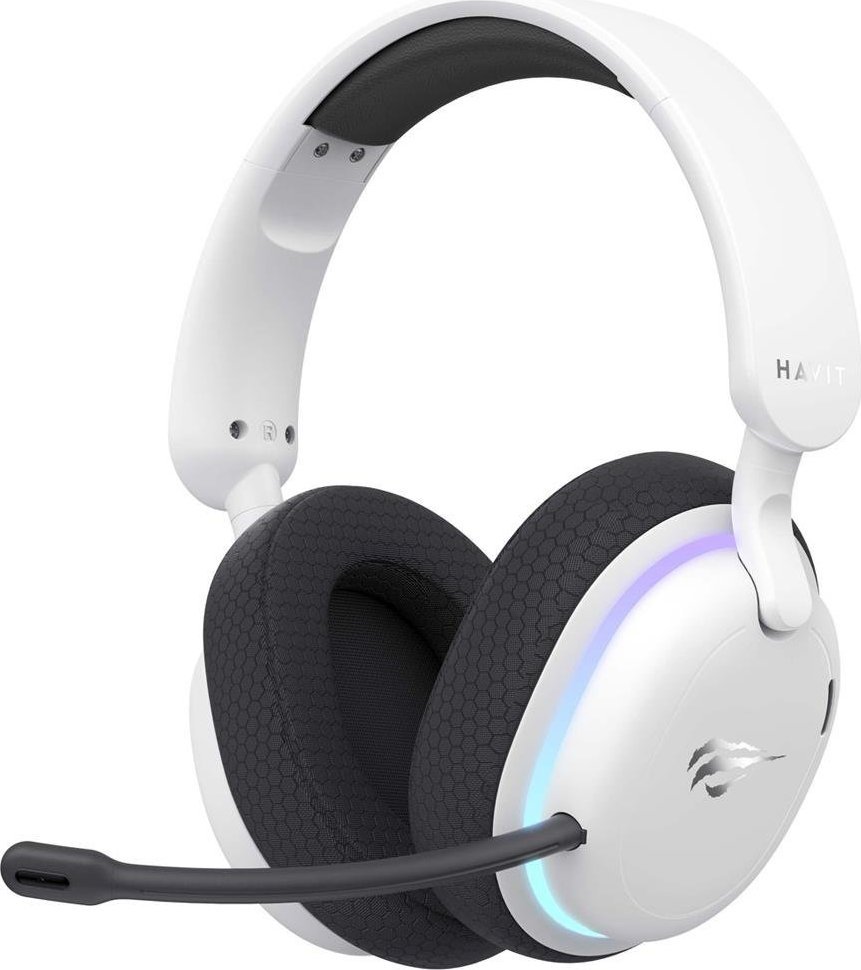 Kufje gaming Havit Fuxi H7, Bluetooth 5.2, 40mm, të bardha e të zeza