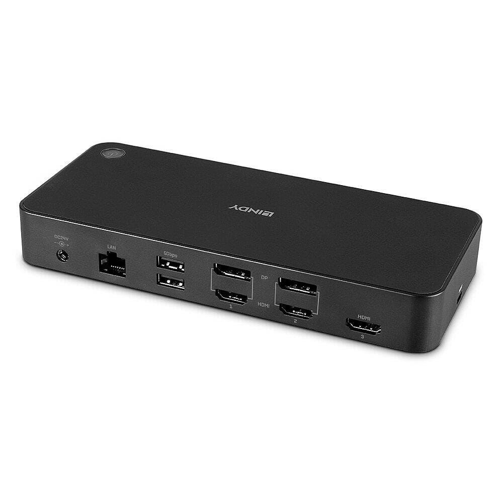 Doking stacion Lindy DST-Pro, USB-C, USB 3.2 Gen 2, i zi