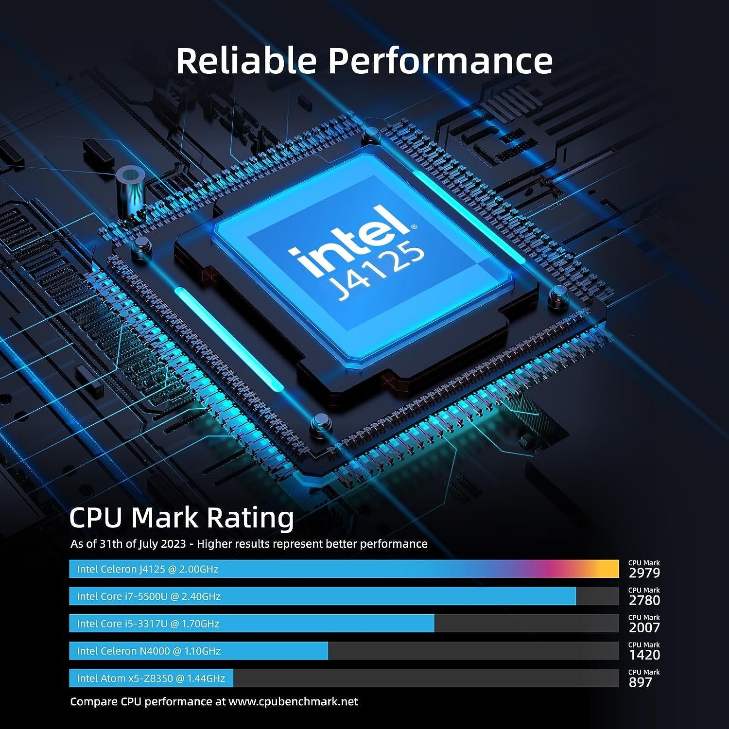 Kompjuter mini stick MeLE PCG02 GLK, Intel Celeron J4125, 8GB RAM 128GB, i zi
