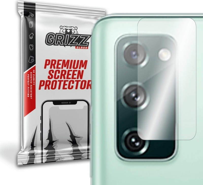 Mbrojtës kamere GrizzGlass Samsung Galaxy S20 FE 5G, xham hibrid, transparent