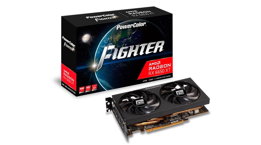 Kartë grafike PowerColor AMD Radeon RX 6650 XT, 8 GB GDDR6