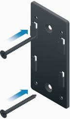 Mbajtëse muri për injektorë PoE Ubiquiti POE-WM, e zezë