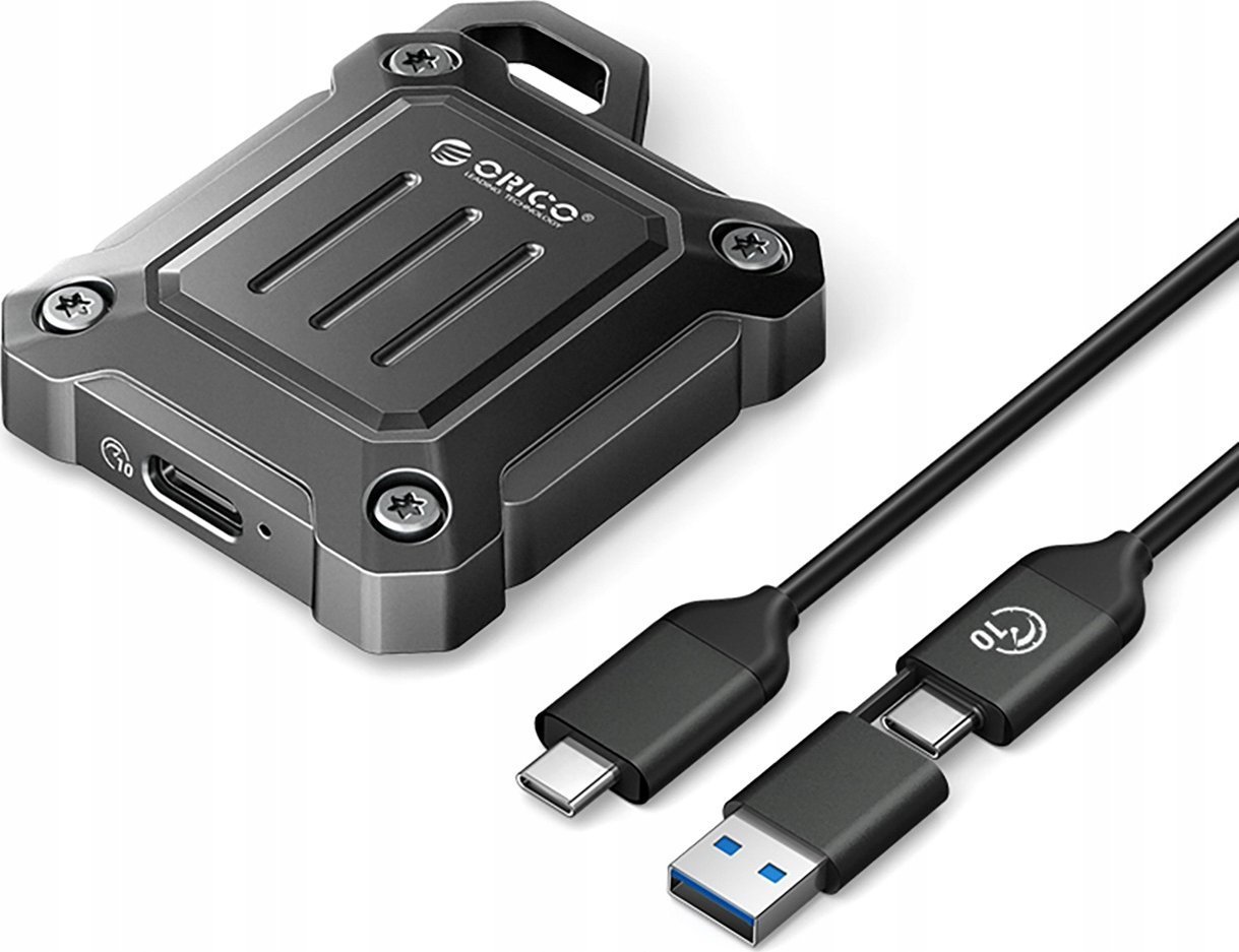 Kuti e jashtme Orico XAM2, për SSD M.2 2230, USB C 3.2, gri metalike