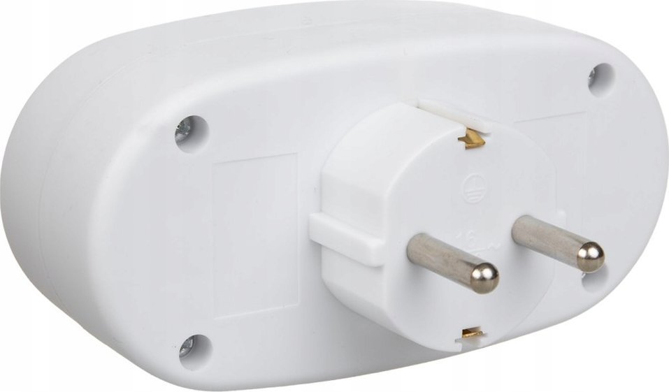 Zgjatues elektrik Maclean MCE338, 2 priza Type F, çelës automatik ON OFF, i bardhë