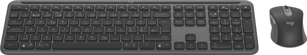 Tastierë Logitech, wireless, Nordic, grafit