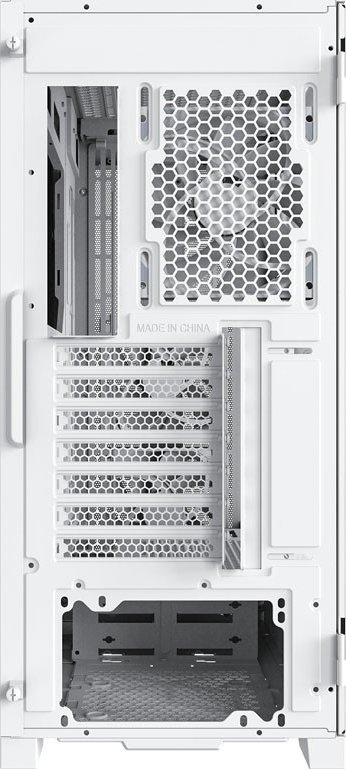 Kasë Montech SKY ONE Lite ARGB, e bardhë, Midi Tower