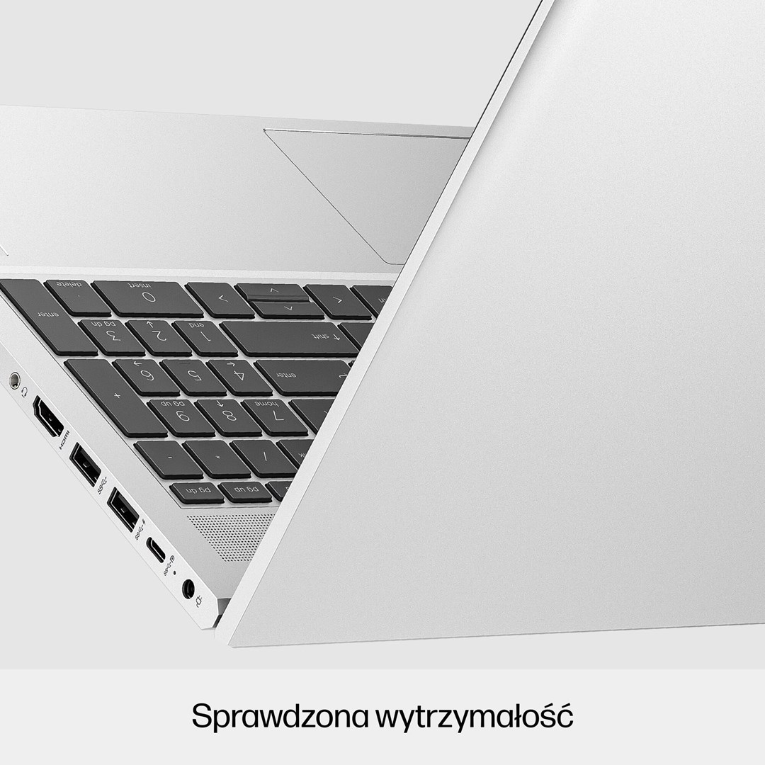 Laptop HP ProBook 455 G10, Ryzen 5 7530U, 15.6" FHD, 16GB RAM, 512GB SSD, gri