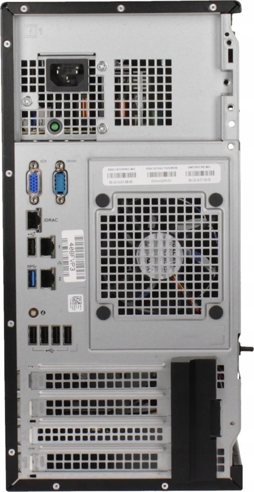 Server Dell T150-2314, Intel Xeon E-2314, 16GB RAM, 480GB SSD, i zi