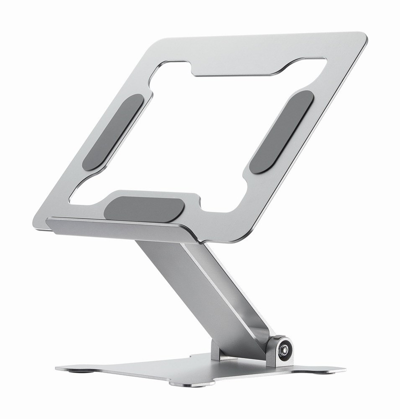 Standi për laptop Gembird, deri 15.6", alumin, ngjyrë argjendi