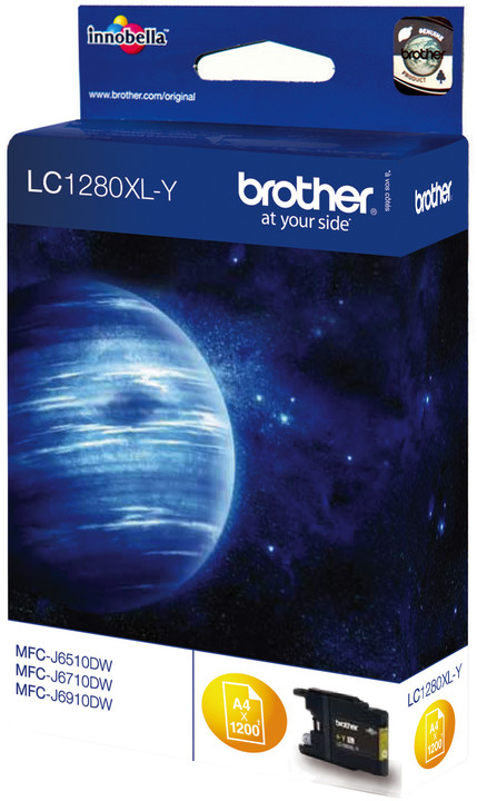 Ngjyrë për printer Brother LC-1280XLY, e verdhë