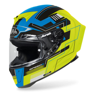Цела кацига Airoh GP 550 S Challenge, XL, мат неон жолта сина црна