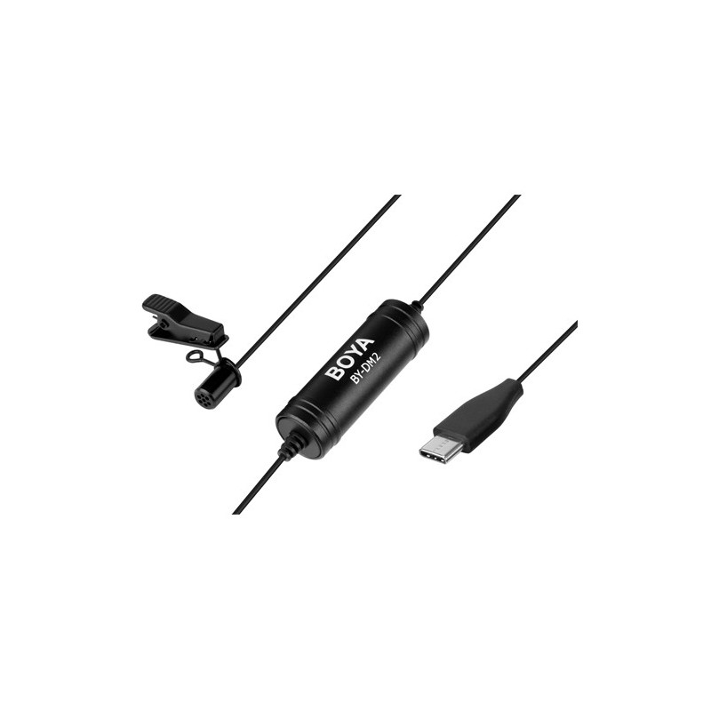 BOYA BY-DM2 USB Type-C omnidirectional lavalier microphone for Android