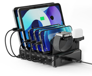 Stacion karikimi Hoco 6 porta USB, 130W, 4x USB C PD, 2x USB A, i bardhë