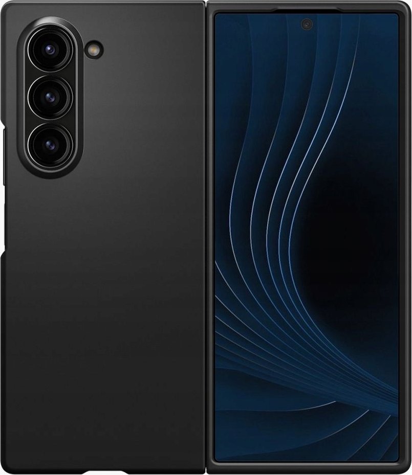 Футрола за телефон Spigen Air Skin, за Samsung Galaxy Z Fold6, поликарбонат, црна