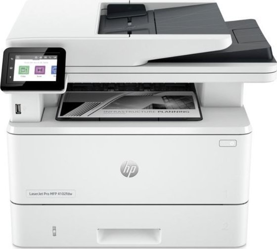 Printer multifunksional HP LaserJet Pro 4102DW, i bardhë