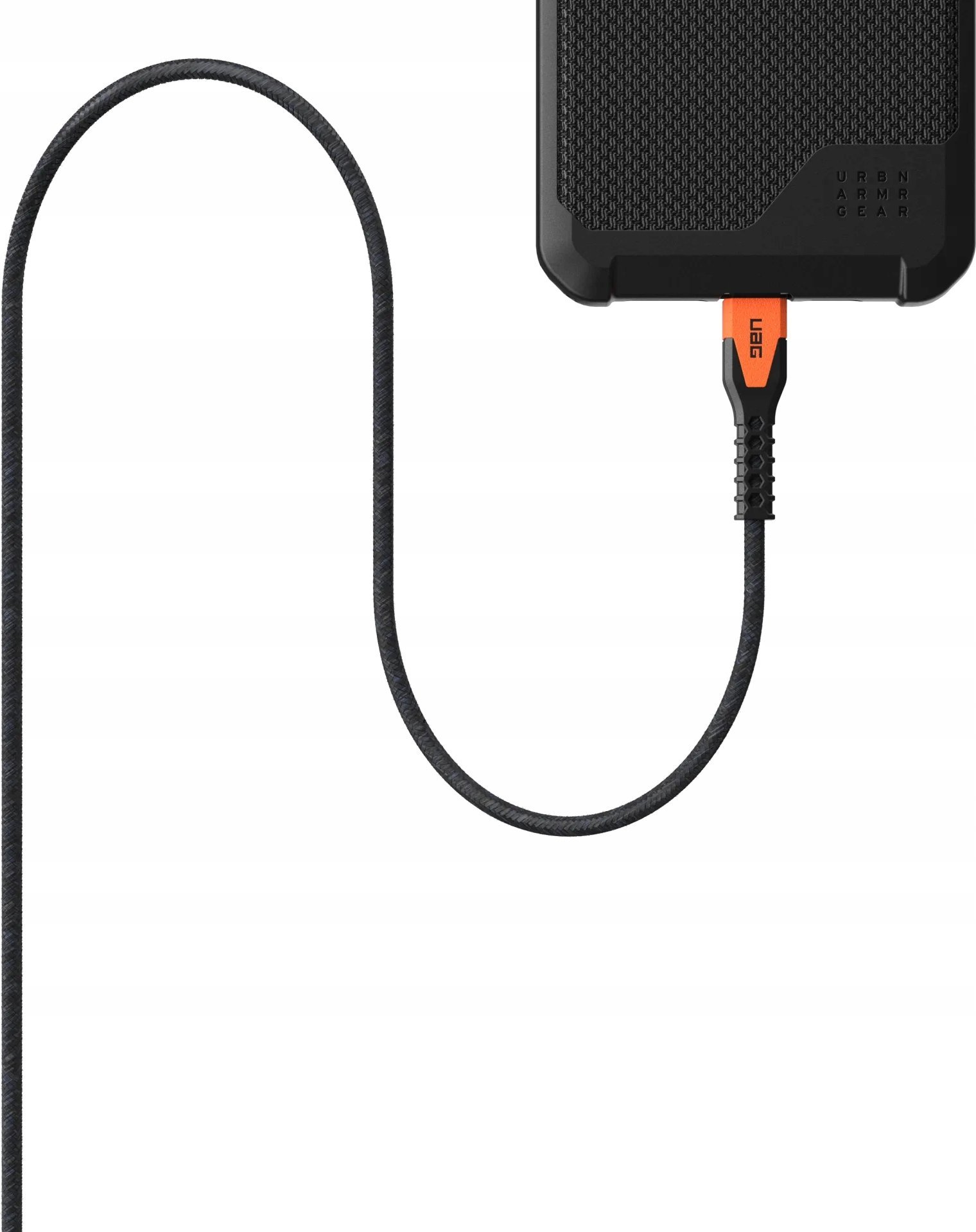 Kabllo karikues Urban Armor Gear Kevlar Core, USB C në Lightning 1.5m, 30W, gri