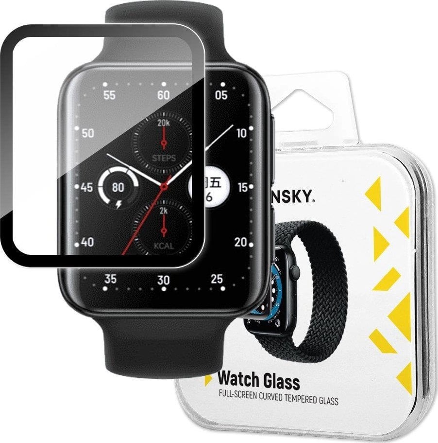 Xham mbrojtës Wozinsky për Oppo Watch 2 46mm, hibrid, me kornizë të zezë