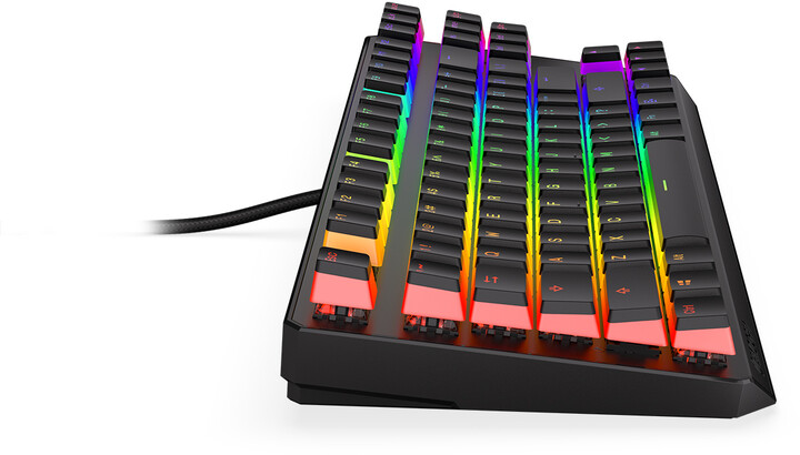 Tastierë Endorfy Thock TKL Pudding Brown, Kailh Brown, US, e zezë