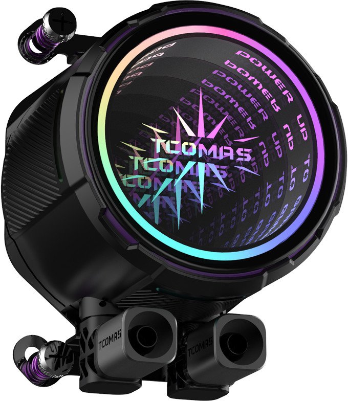 Водено ладење за процесор Tcomas LA200 360, радијатор 360 mm, ARGB, црно
