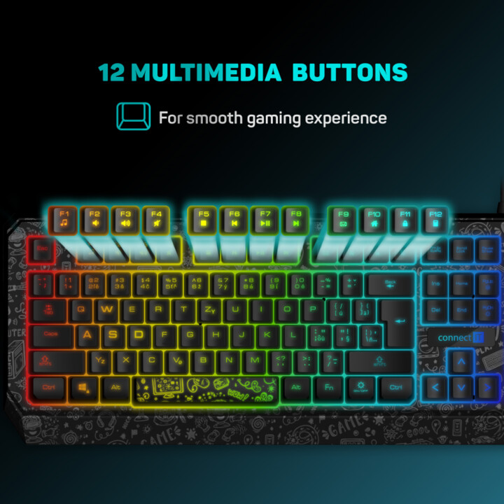 Tastierë CONNECT IT DOODLE, CZ