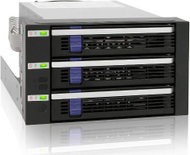 Kuti mbajtëse Icy Dock MB153SP-B, 3 disqe 3.5" SATA, 2 vende 5.25", e zezë