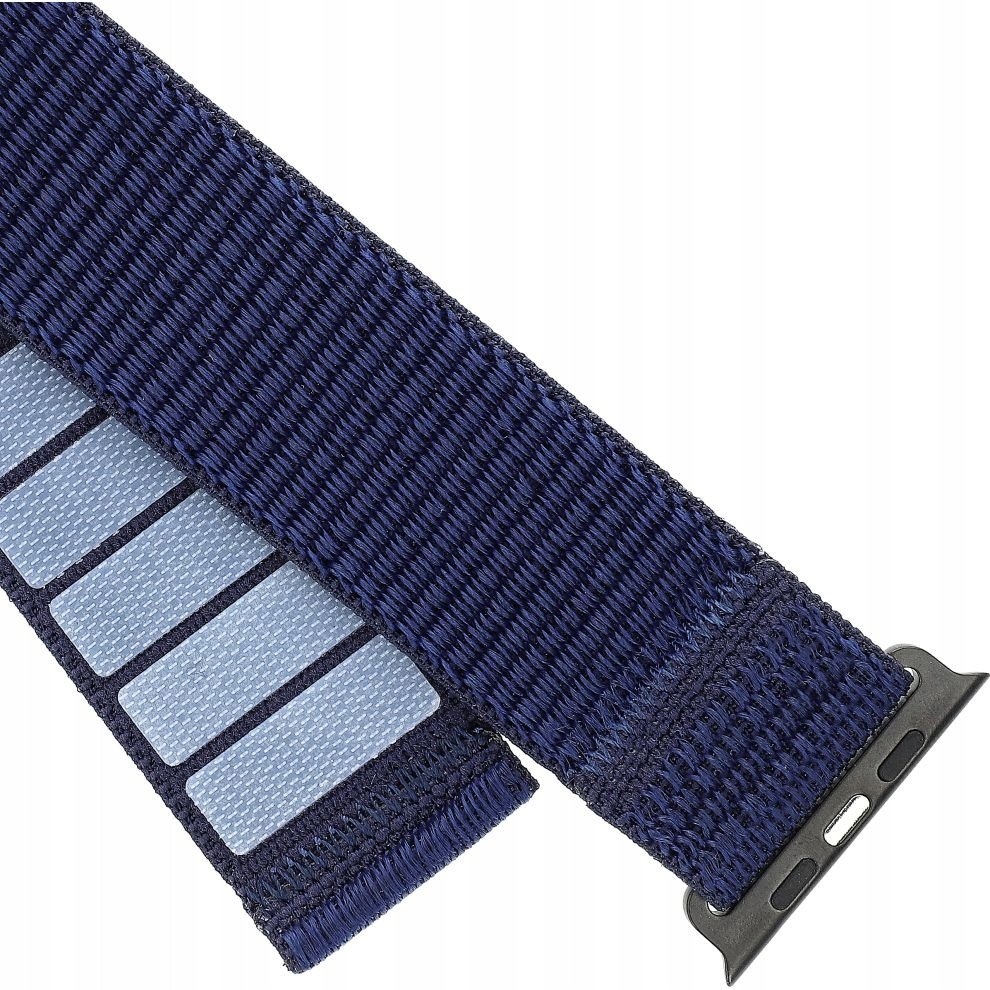 Rrip ore FIXED Nylon Strap për Apple Watch 38/40/41mm, najlon, mbyllje me velcro, blu e errët