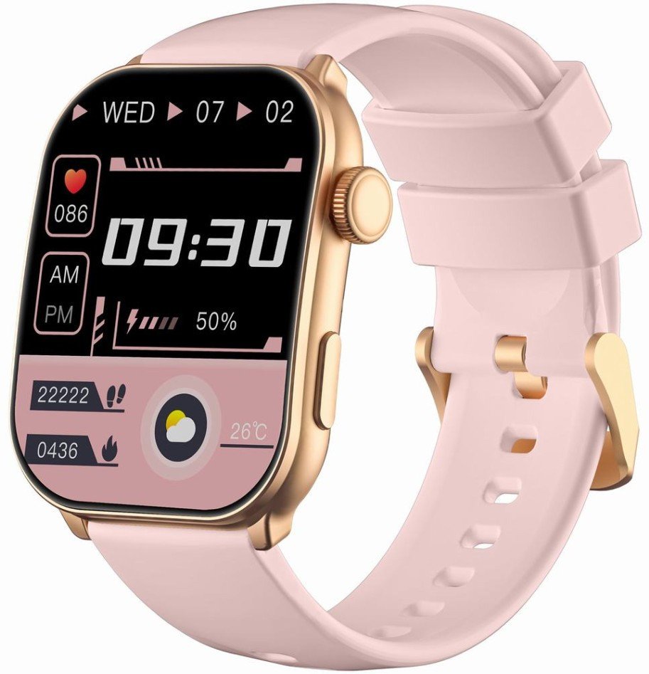 Smartwatch GRAViTY GT28-6 për femra, 22mm, IP68, me rrip gome
