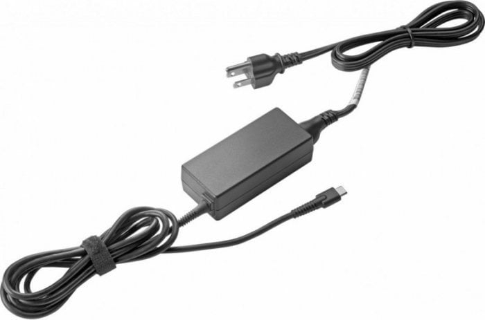 Karikues për laptop HP (1MZ01AA#ABB), 45W, i zi