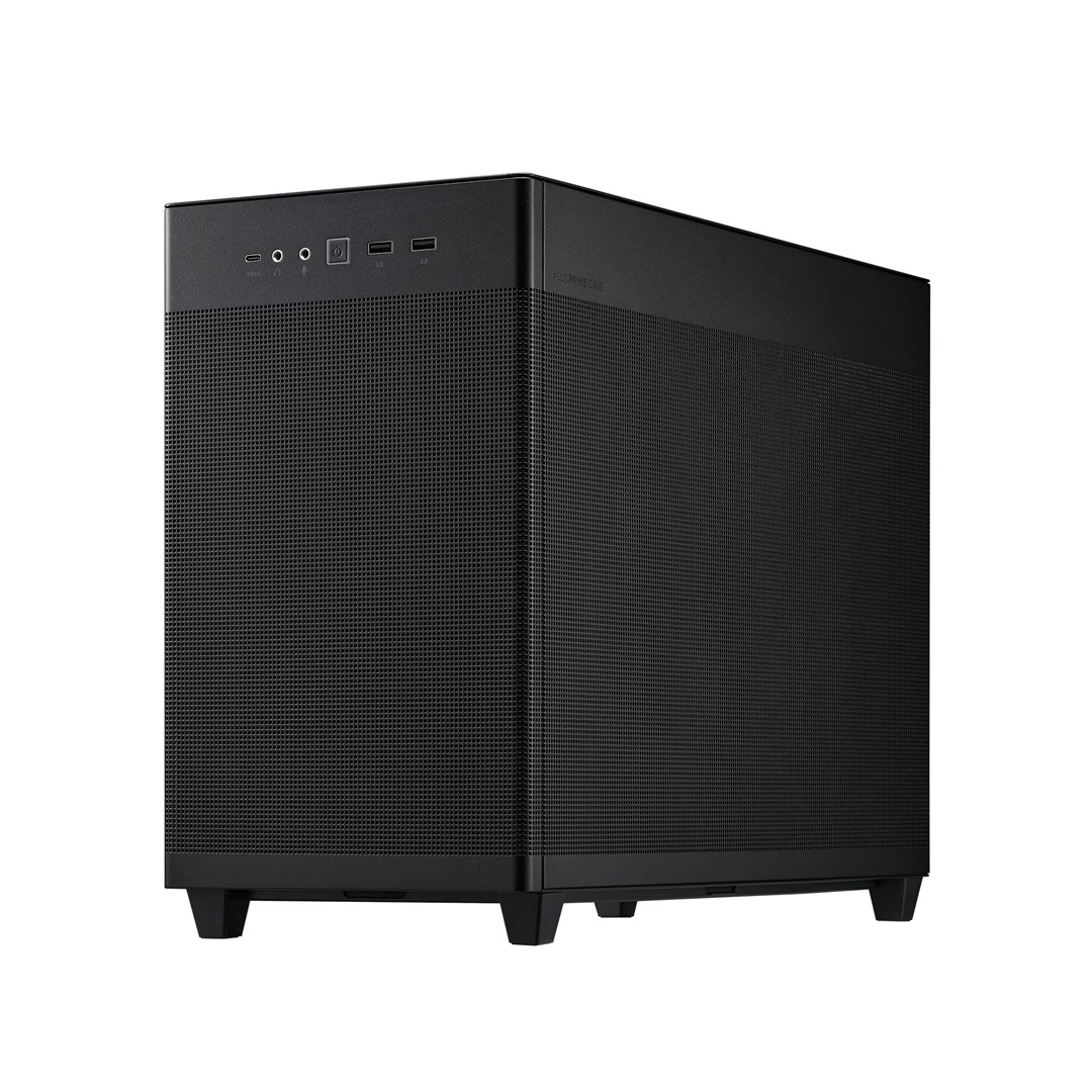 Kuti kompjuteri Asus Prime AP201, micro ATX, mesh, e zezë