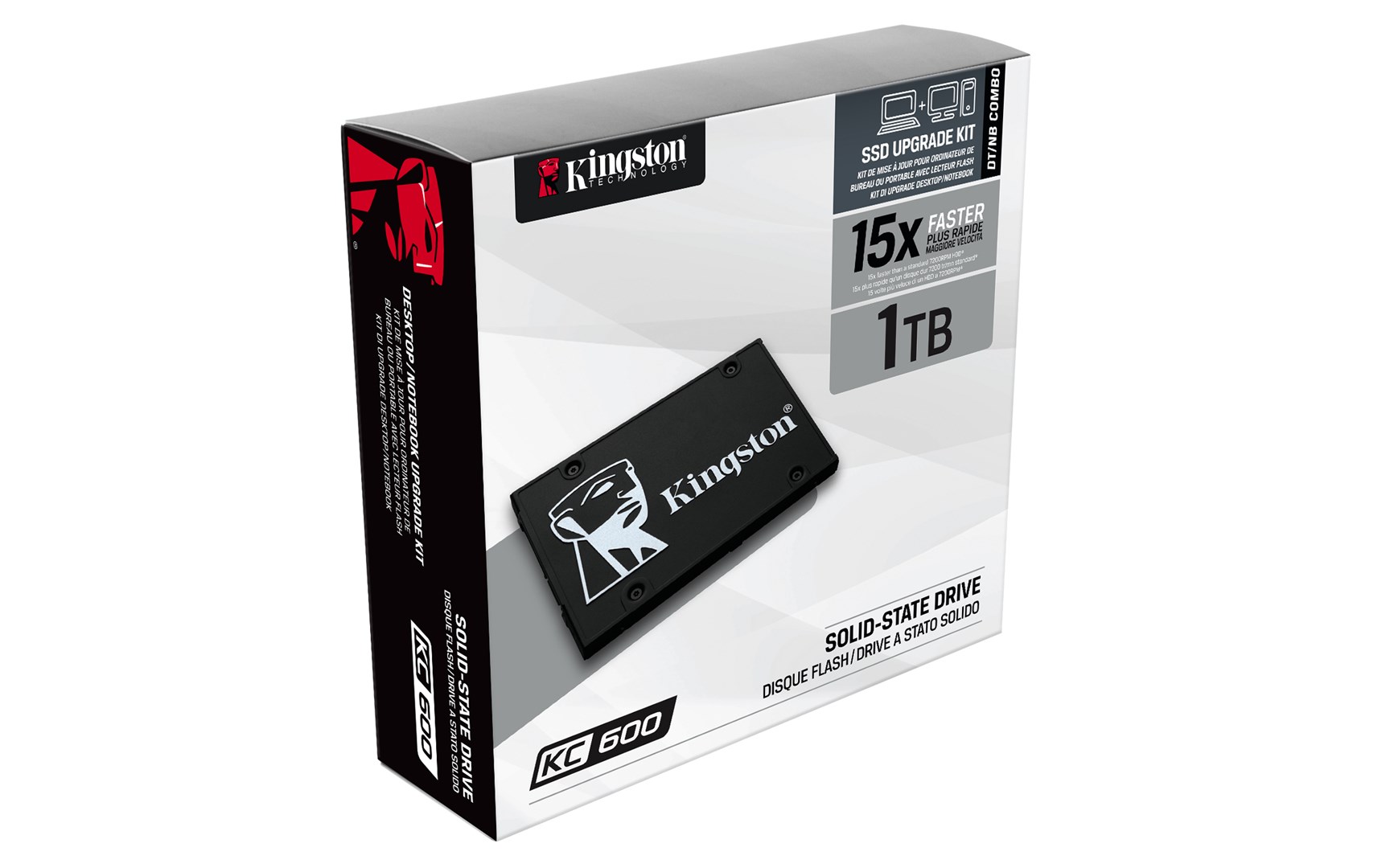 Disk SSD Kingston KC600, 2.5", 1TB, SATA III