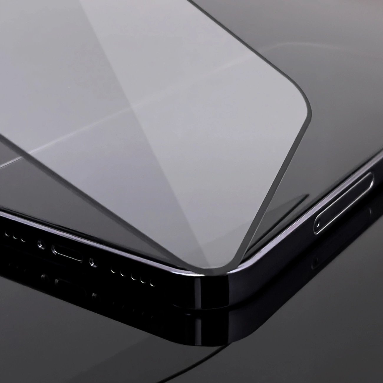 Xham mbrojtës Wozinsky Full Glue për Samsung Galaxy A55, transparencë e lartë, kornizë e zezë
