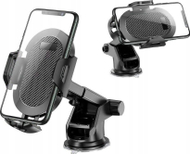 Mbajtëse telefoni për veturë OEM TC-081, për xham dhe pult, 360°, e zezë