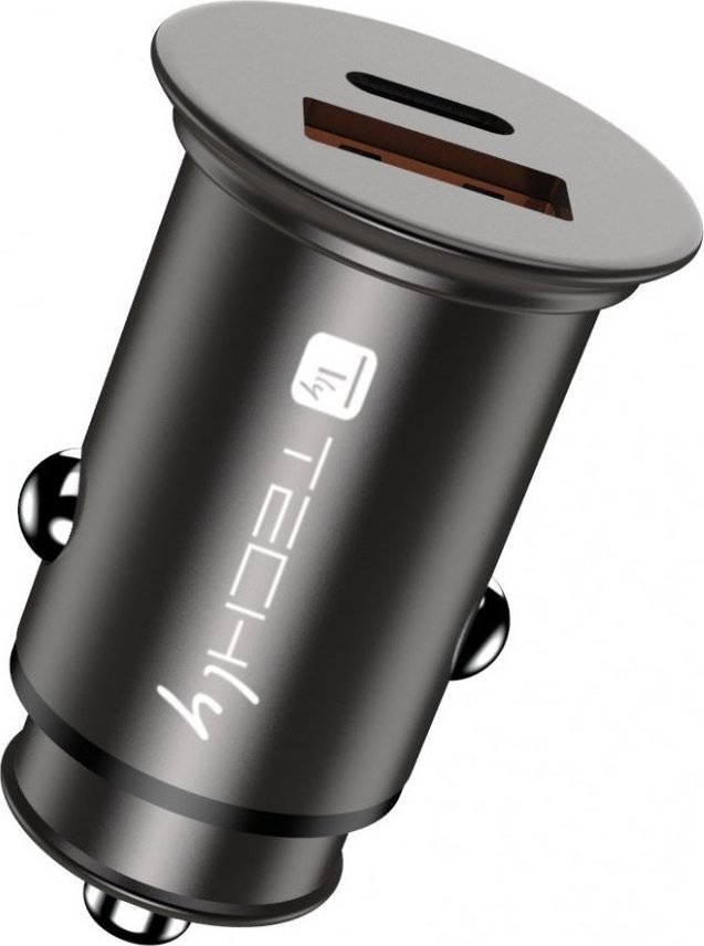 Karikues makine Techly Fast Mini, 38W, USB C dhe USB A, i zi